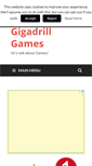 Mobile Screenshot of gigadrillgames.com